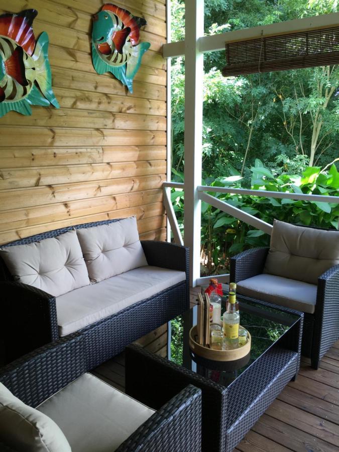 Grand Bungalow Avec Piscine Et Vue Mer 波尔兰特 外观 照片
